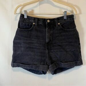 BDG Urban Outfitters Black High-Rise Mom Jean Shorts